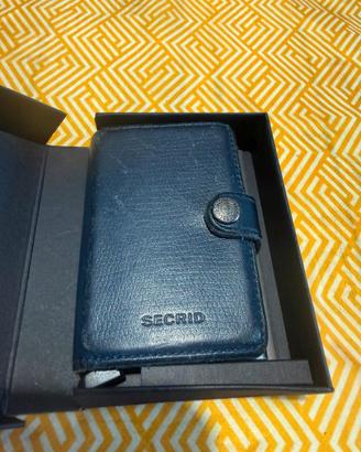Portafoglio Secrid Miniwallet originale RFID - Blu