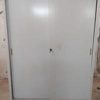 ARMADIO METALLO 2 ANTE SCORREVOLI 200X150X45