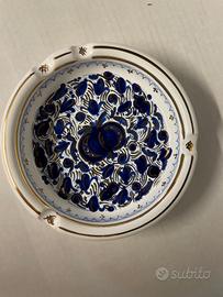 Posacenere in ceramica di Faenza disegno Melograno