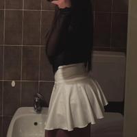 Gonna campanella bianca