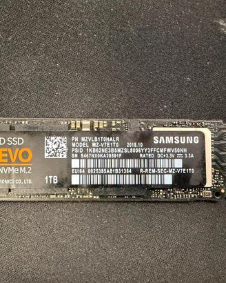ssd Samsung 970 EVO  1 tb