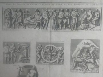 Antichissima stampa originale di Bartoli