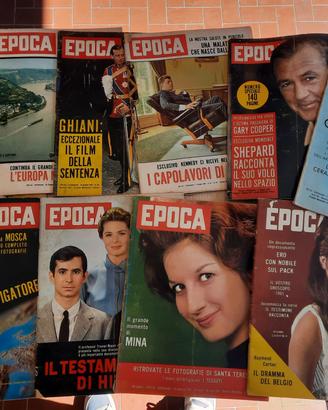 11 numeri EPOCA 1961 MINA GARY COOPER COPPI...
