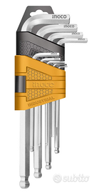Ingco - Chiavi a brugola Hhk12091