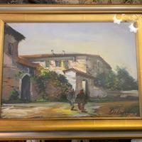 QUADRO PAESAGGIO RURALE ALEARDO DE SANTIS