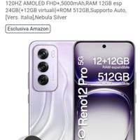 Oppo Reno 12  Silver 256 GB appena preso