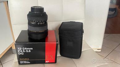 Sigma 12-24 mm F 4.5-5.6 DG hsm EX
