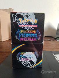 box pokemon 18 buste fiamme spettrali  GUARDA DESC