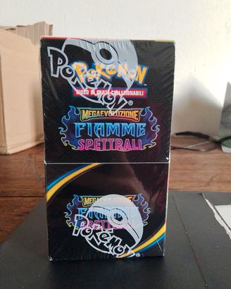 box pokemon 18 buste fiamme spettrali  GUARDA DESC