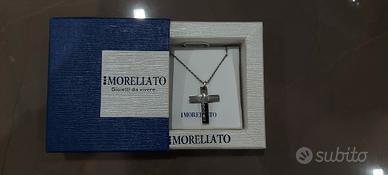 Morellato collana nuova croce uomo