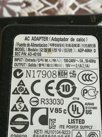 Alimentatore caricabatterie notebook 