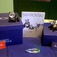 Swarovski Famiglia PANDA ( pezzi FIRMATI)