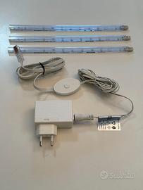 Kit luci LED multicolore Ikea con alimentatore