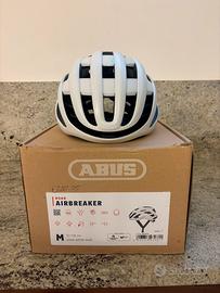 Casco Abus Airbreaker polar white mat tg M