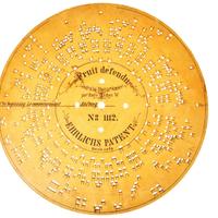 Disco cartone organetto