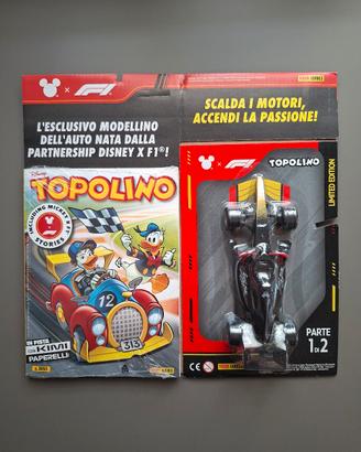Topolino 3693 + automobile Formula 1 F1 auto