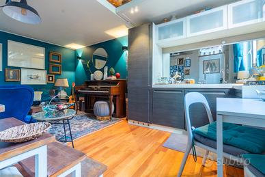 Loft di design 55mq su due livelli con giardino