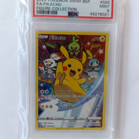 Pokemon Pikachu SWSH020 PSA 9 Eng Figure Collectio