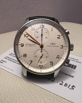 IWC Portoghese Ref IW371445 pari nuovo