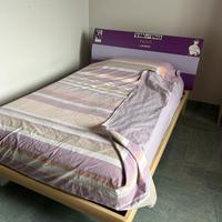 Letto piazza e mezza + materasso