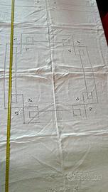 Tovaglia di lino ricamata