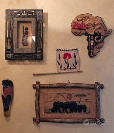 Oggetti decorativi africani