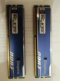Ram ddr 3 Kingston hyper blu