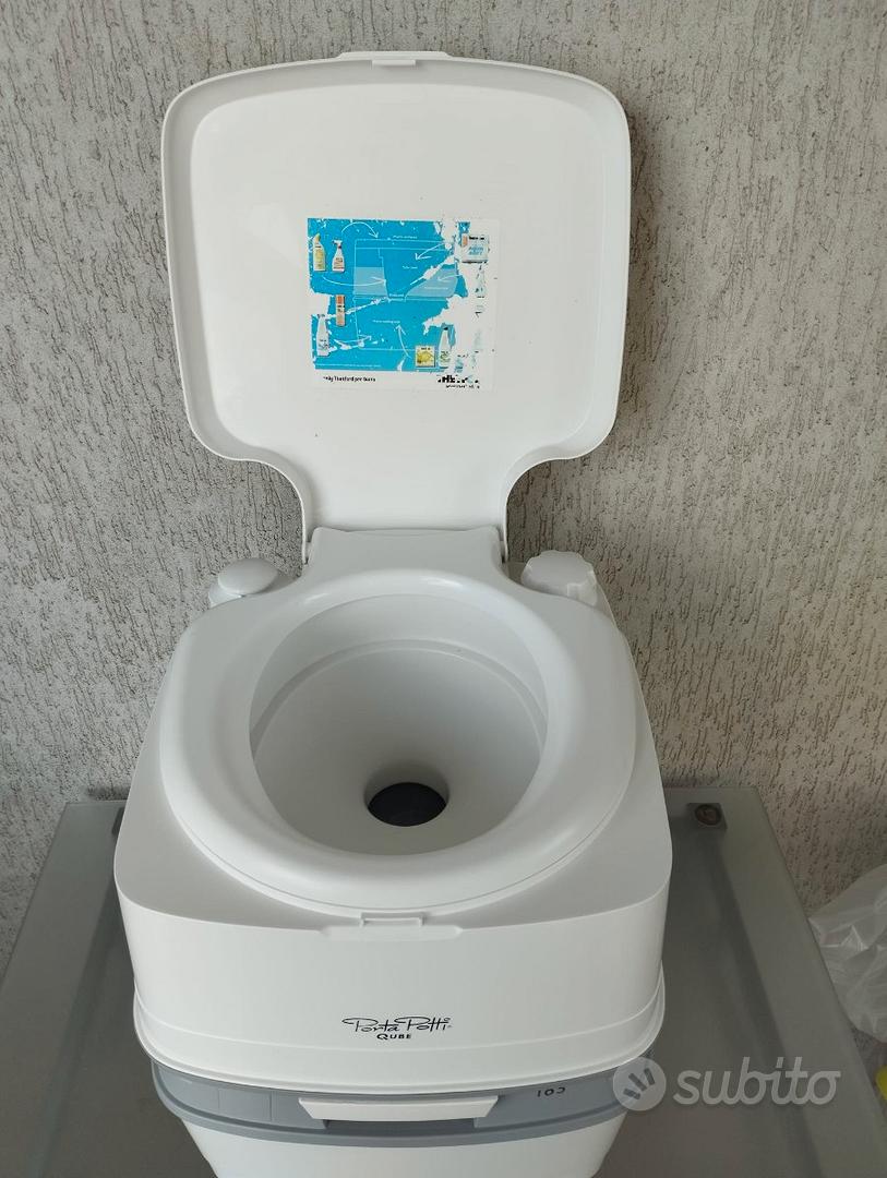 PORTA POTTI QUBE145 THETFORD WC CHIMICO toilette portatile