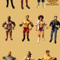 Lotto 10 lottatori wrestling WWE Anni 2000 + Ring