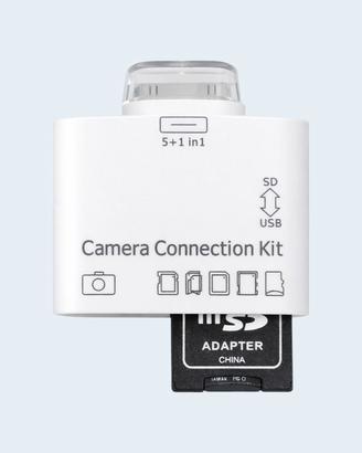 Kit Connessione Foto iPad iPhone 30 pin (USB/SD)