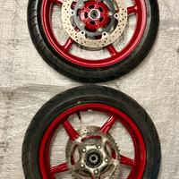 Coppia cerchi suzuki sv 650 2024 come nuovi