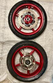 Coppia cerchi suzuki sv 650 2024 come nuovi