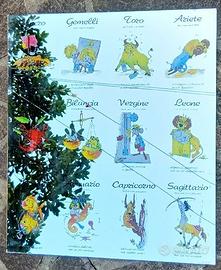 specchio con segni zodiacali