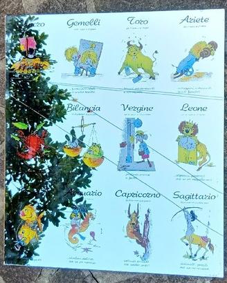 specchio con segni zodiacali