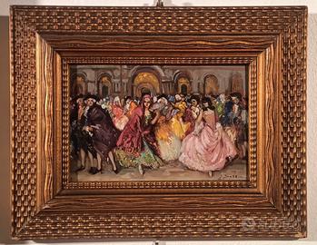 Luigi Serra  Bologna 1846-1888 Olio su tavola