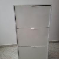Scarpiera moderna bianca