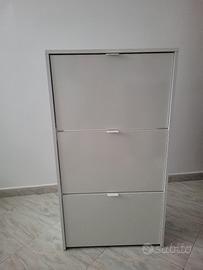 Scarpiera moderna bianca