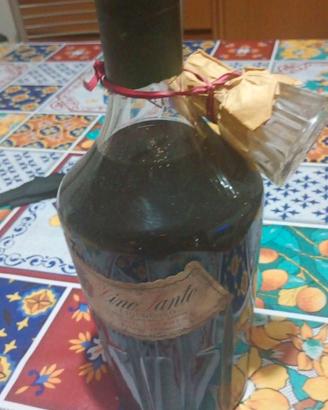 bottiglia 1958 vino santo liquoroso sigillata
