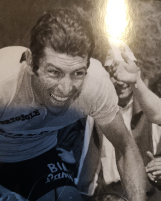 Foto originale con dedica autografo Felice Gimondi