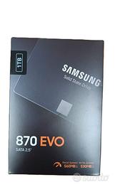 SSD Samsung 870 EVO 1TB SATA 2.5" -Nuovo / Sigilla
