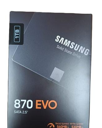 SSD Samsung 870 EVO 1TB SATA 2.5" -Nuovo / Sigilla
