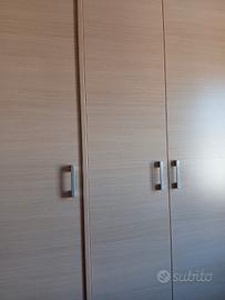 Armadio 3 ante colore rovere sbiancato