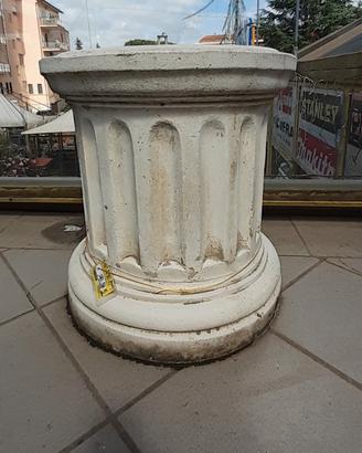 Colonna decorativa in pietra ricostruita h50