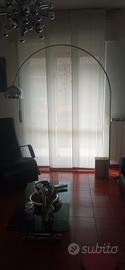 Lampada ad arco in stile Castiglioni space age 70