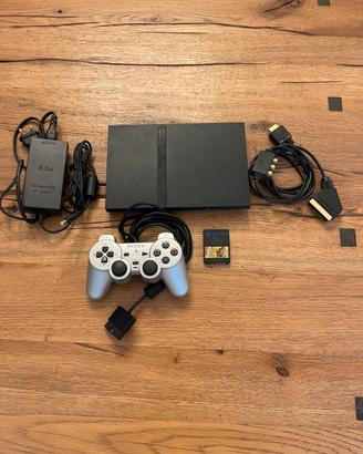 PlayStation 2 Slim SCPH-70004 + controller silver
