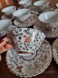 set tazzine porcellana vintage 