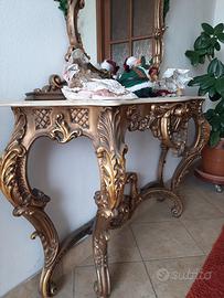 consolle con specchiera