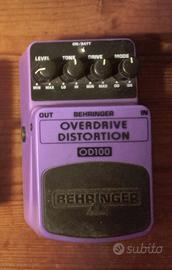 Overdrive distorsore per chitarra