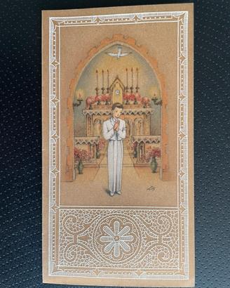 Partecipazione prima comunione 1956