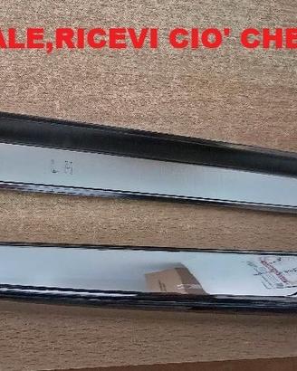 COPPIA BAFFI ANTERIORI FIAT 500 DAL 2007 CROMATI N